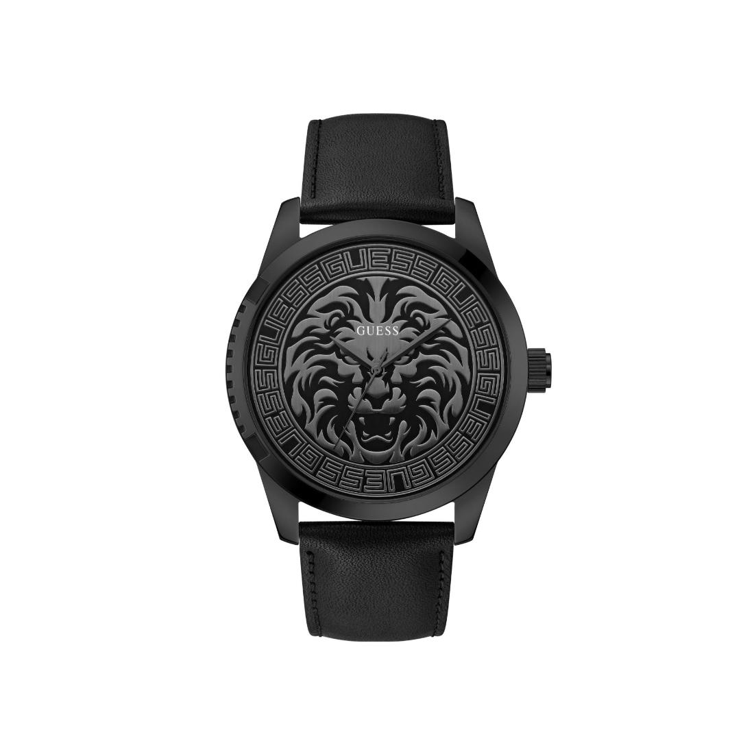 Guess Men 47 mm Size Black Dial Round Analog Watch U1432G2M