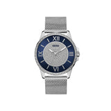 Guess Men 46 mm Size Blue Dial Round Analog Watch U1434G1M