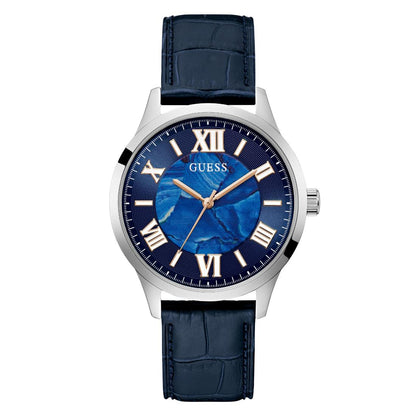 Guess Dress 42 mm Size Blue Dial Men Analog Watch - U1435G1M