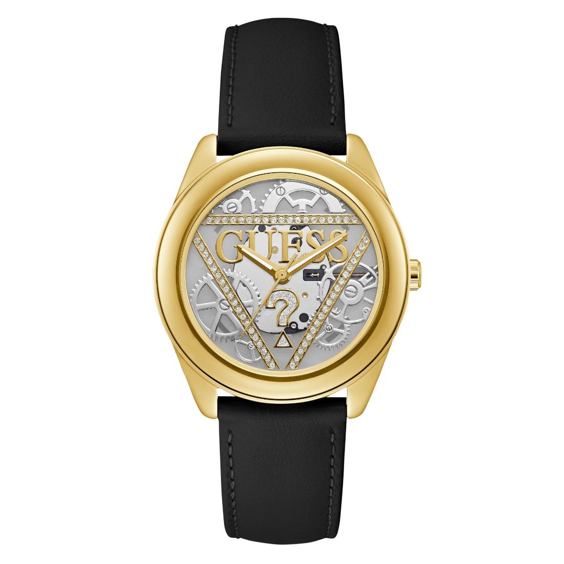 Guess Trend 40 mm Gold Dial Women Analog Watch U1439L1M