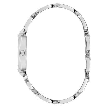 Guess Bejeweled 30 mm Silver Dial Women Analog Watch- U1441L1M