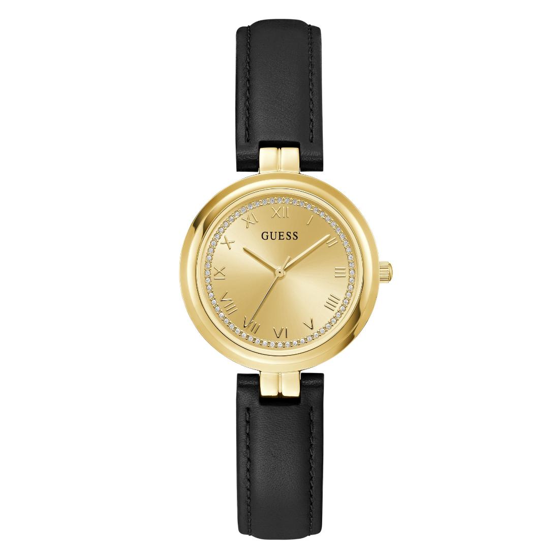 Guess Dress 32 mm Champagne Dial Women Analog Watch U1445L1M