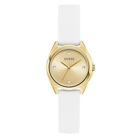 Guess Dress 29 mm Champagne Dial Women Analog Watch- U1446L2M