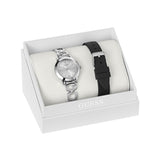 Guess Box Sets 30 mm Silver Dial Women Analog Watch U1448L1M