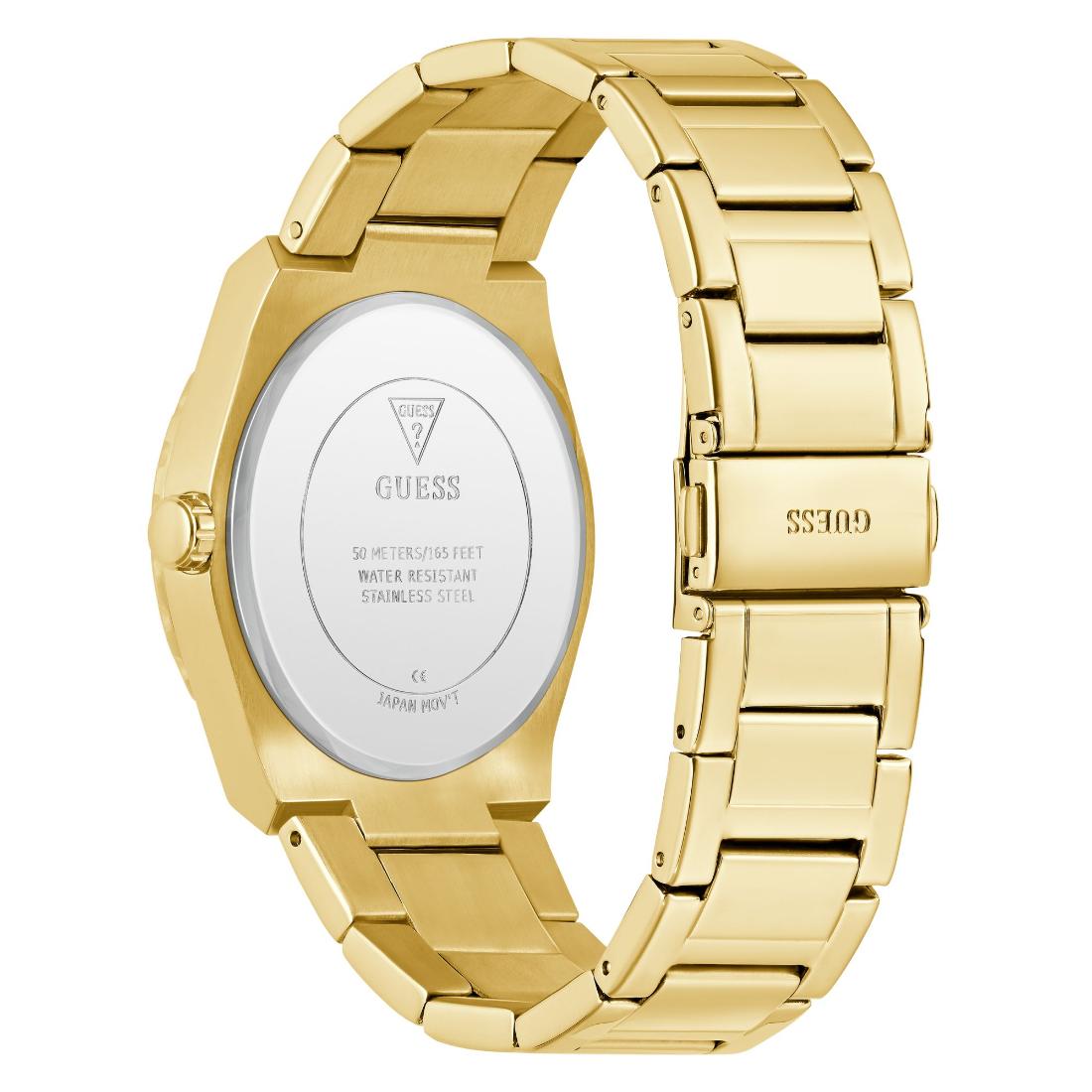 Guess Trend 42 mm Champagne Dial Men Analog Watch U1449G2M