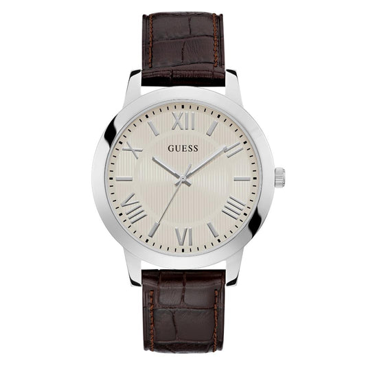 Guess Dress 44 mm White Dial Men Analog Watch- U1453G1M