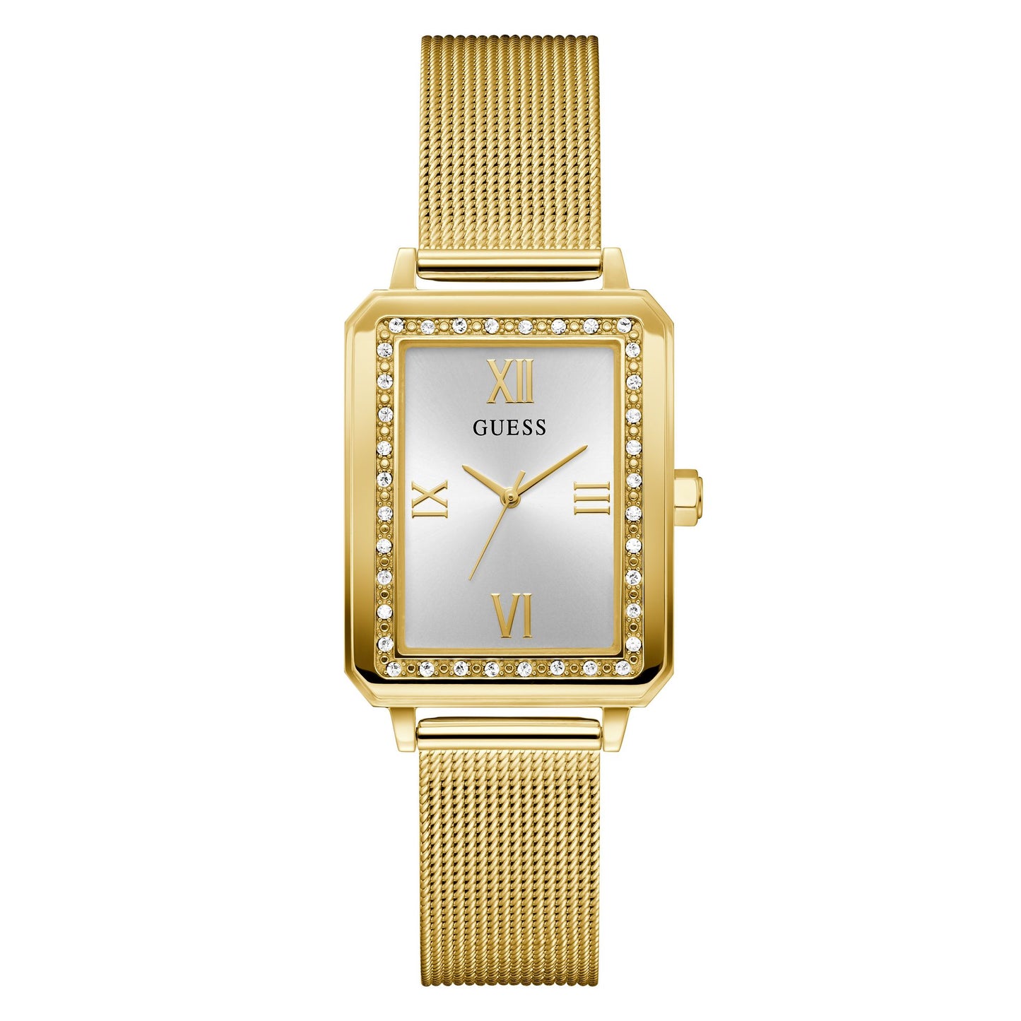 Guess Dress 28.5 mm White Dial Women Analog Watch U1459L2M