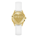 Dial Gold Strap white guess watch U1481L2M_1