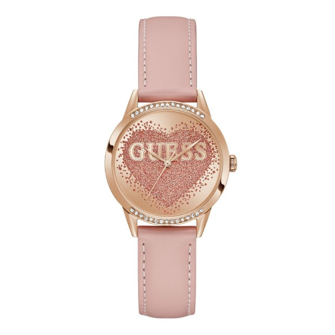 Guess Trend Women 34 mm Rose Gold Dial Analog Watch U1481L4M