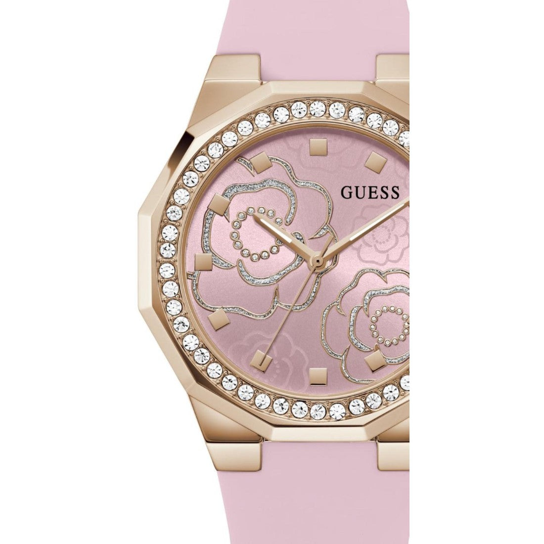 Guess Trend Women 38 mm Pink Dial Analog Watch U1483L4M
