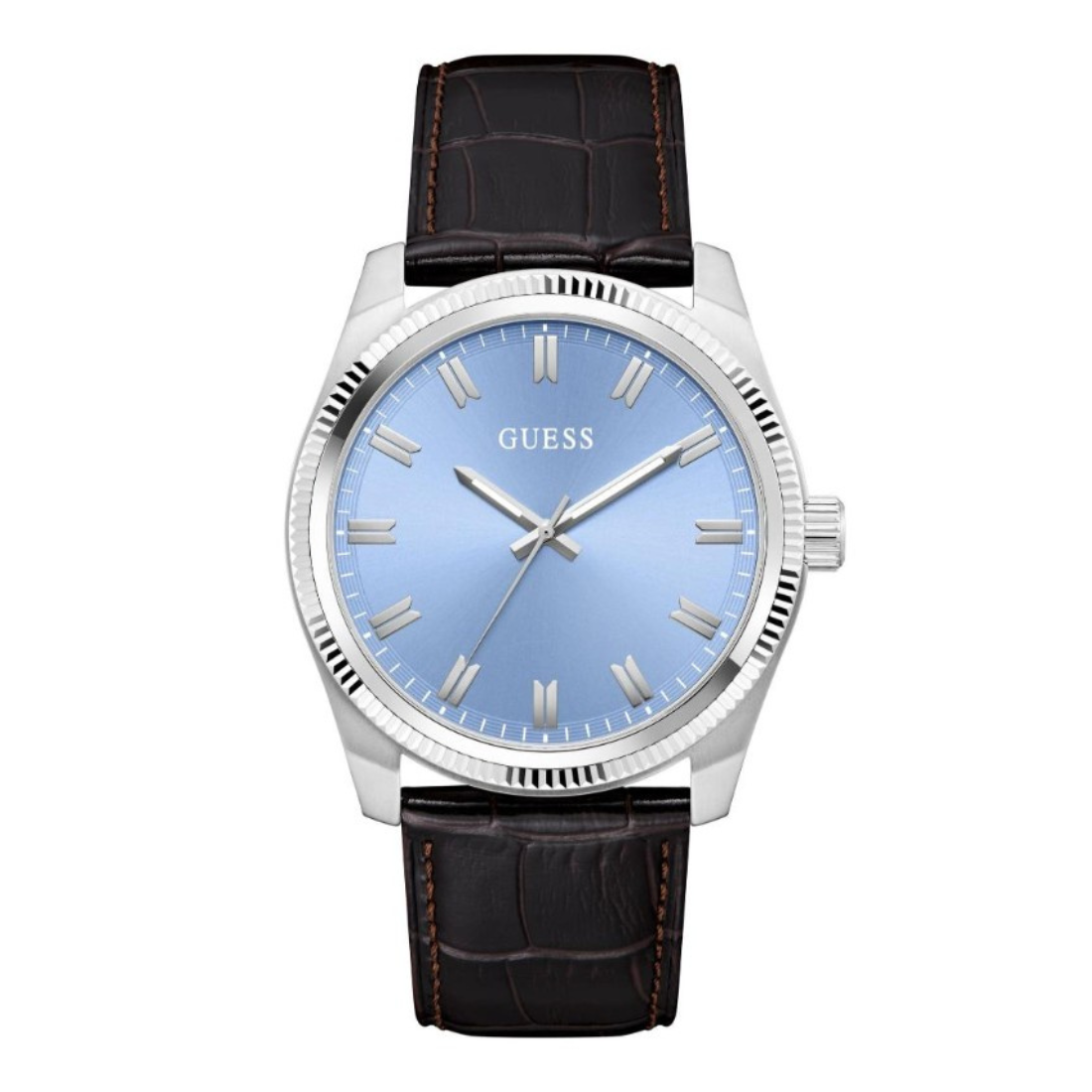 Guess Sport Men 44 mm Ice Blue Dial Analog Watch U1486G1M