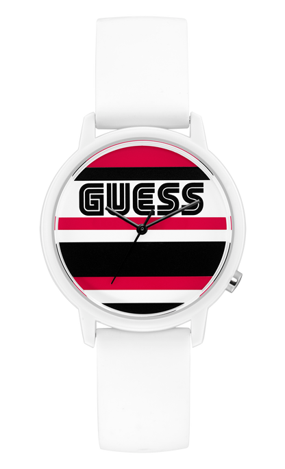 Guess Men Black Dial Analog Watch - V1028M1