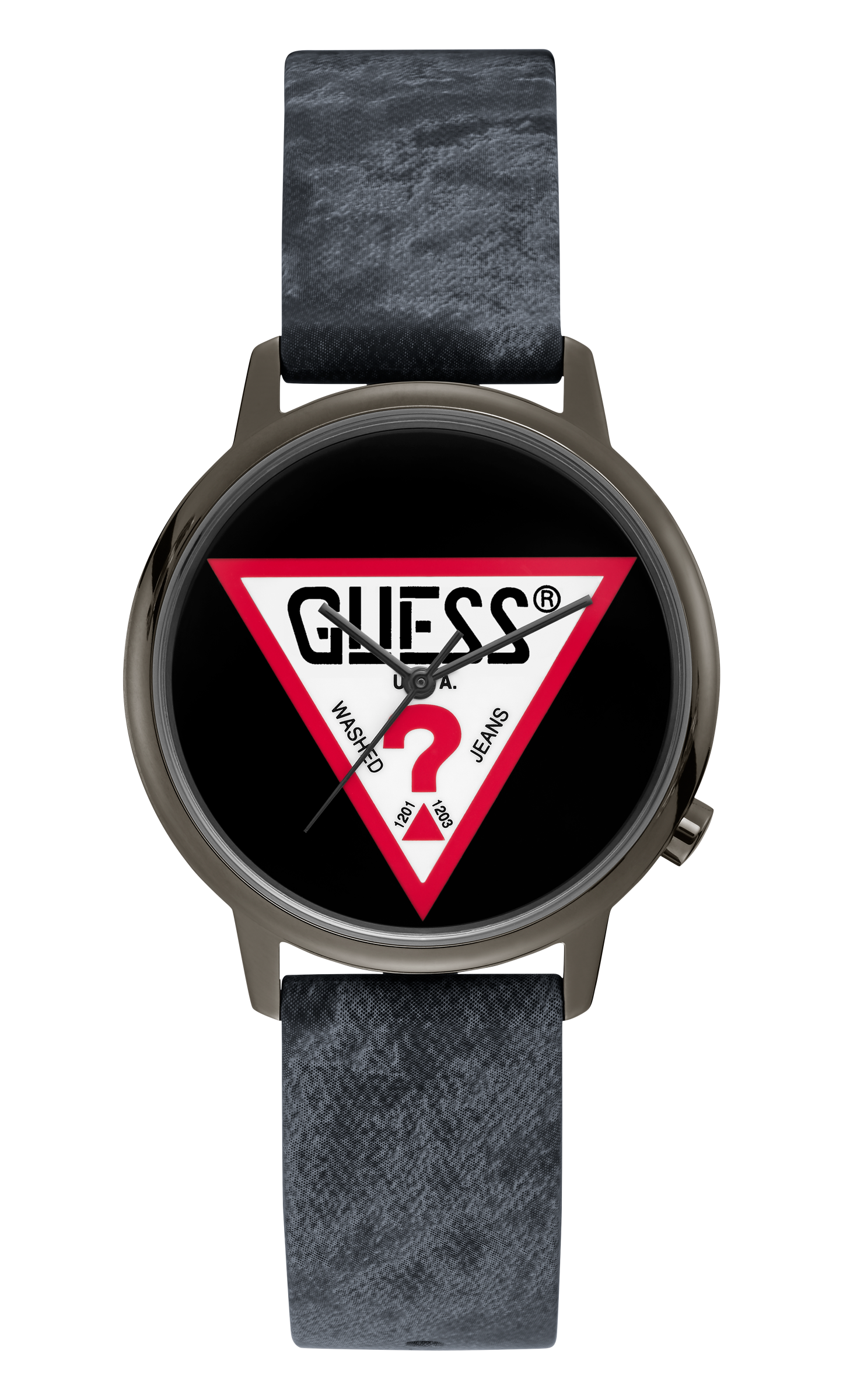 Guess 38 mm Men Black Dial Analog Watch V1029M3