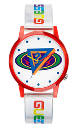 Guess 42 mm Men White Dial Analog Watch V1050M1