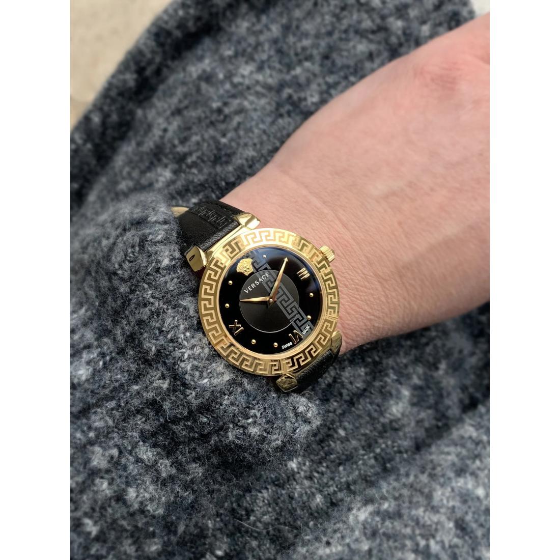 Versace DAPHNIS 35 mm Black Dial Women Watch- V16050017