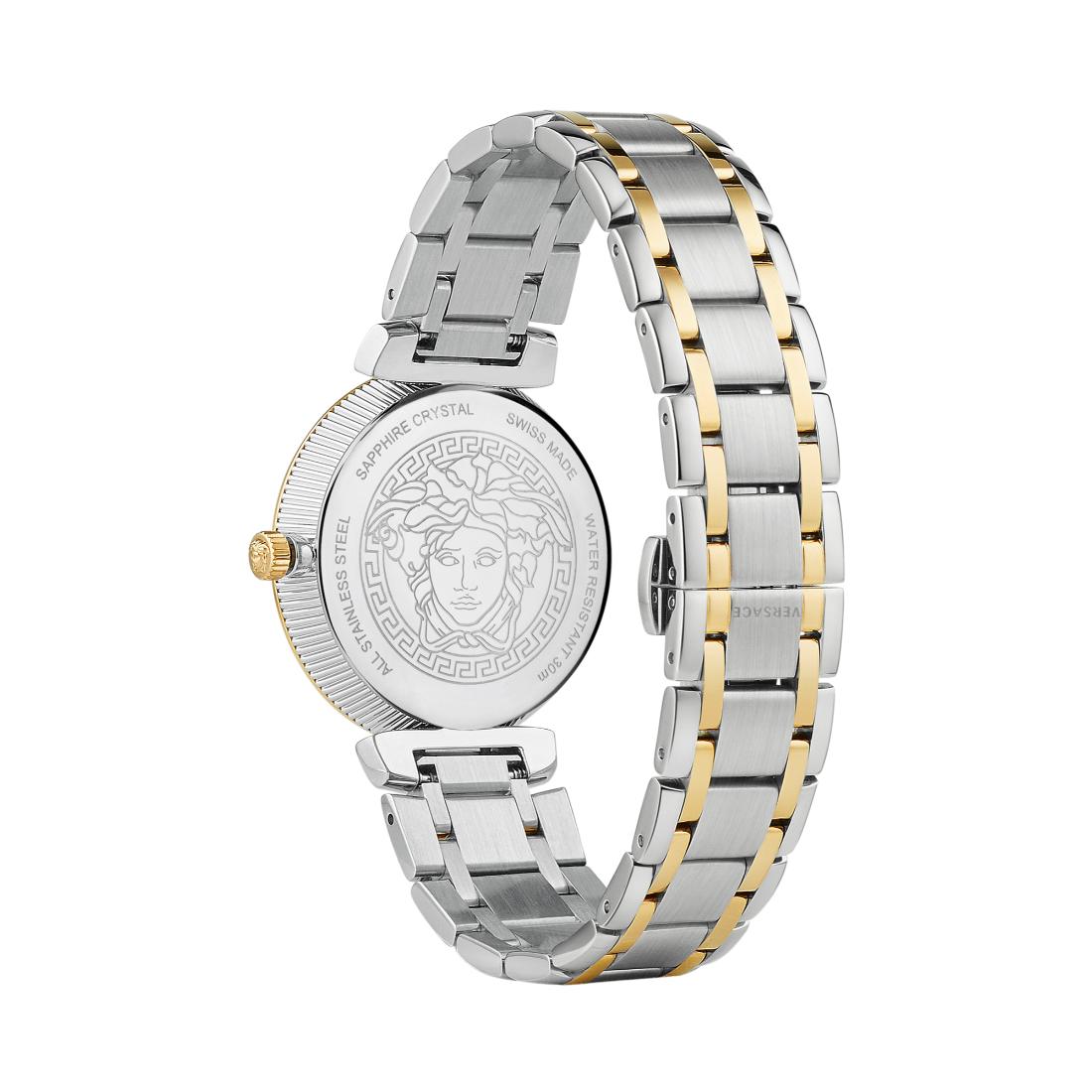 Versace Women 35 mm Size White Dial Analog Watch V16060017