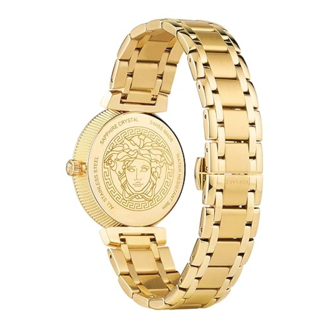 Versace 35 mm Analog Silver Dial Women's Watch V16070017