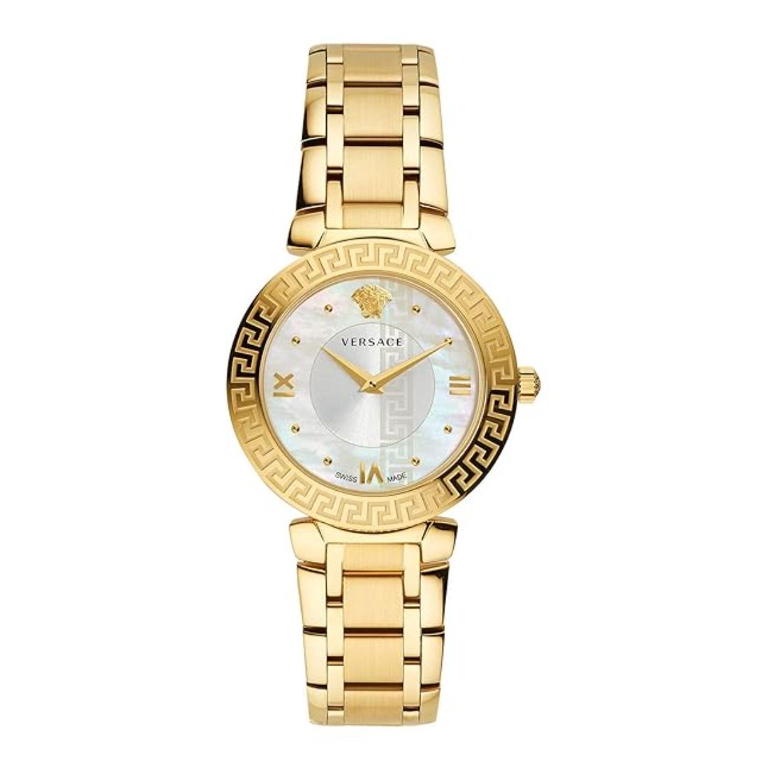 Versace 35 mm Analog Silver Dial Women's Watch V16070017