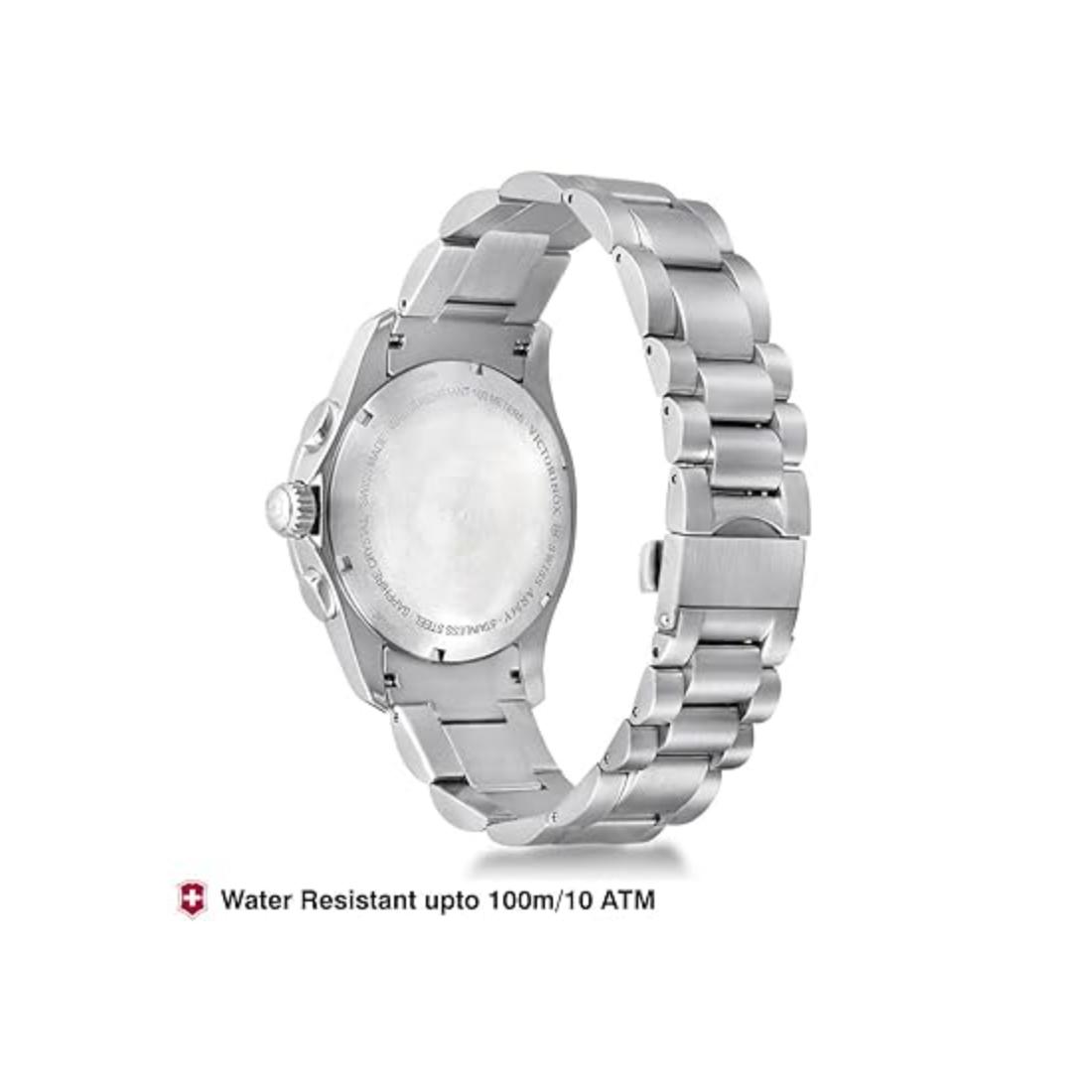 Victorinox Chrono Classic 45 mm Silver Dial Men Watch 241445