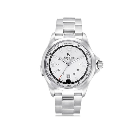 Victorinox Night Vision 42 mm Silver Dial Analog Men Watch- V241571