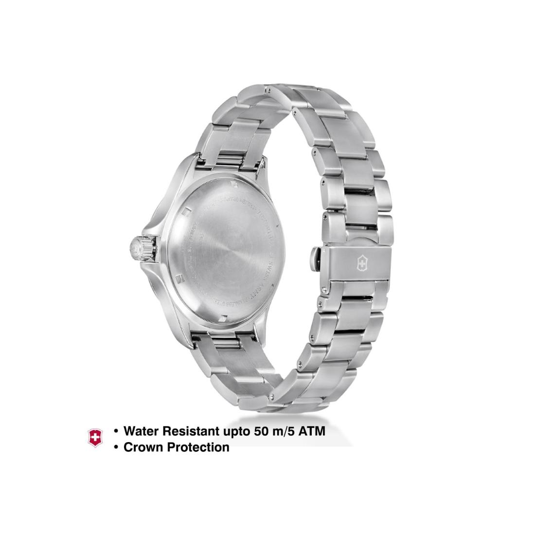 Victorinox Night Vision 42 mm Silver Dial Analog Men Watch 241571