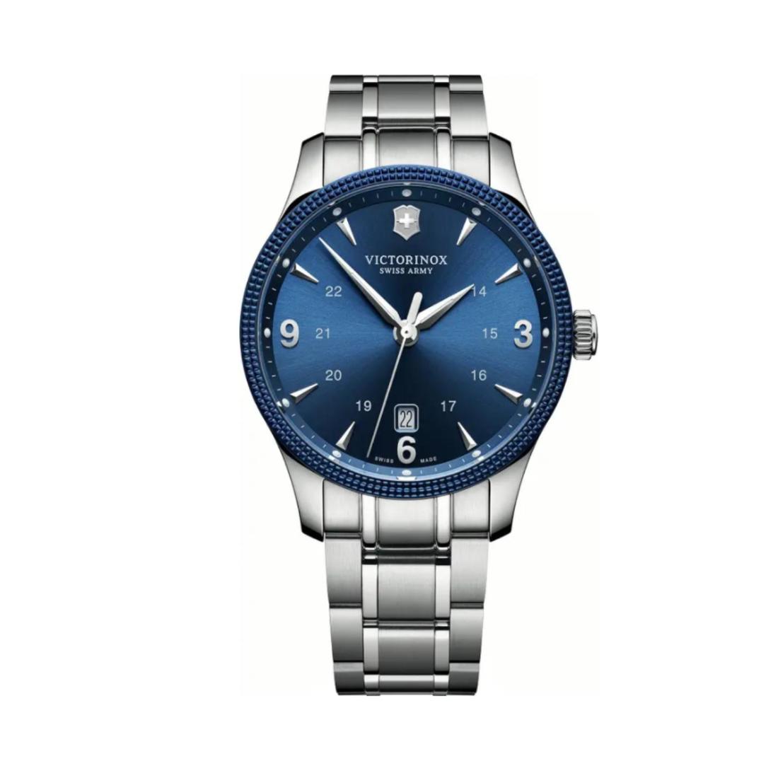 Victorinox Alliance 40 mm Blue Dial Analog Men Watch- 241711