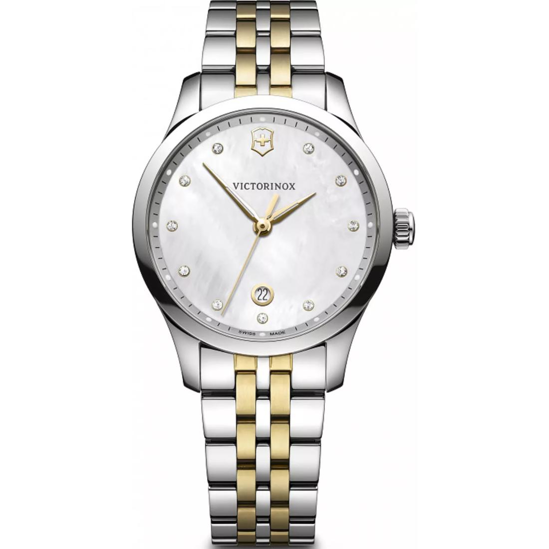 Victorinox Alliance 35 mm White MOP Dial Women Watch - 241831