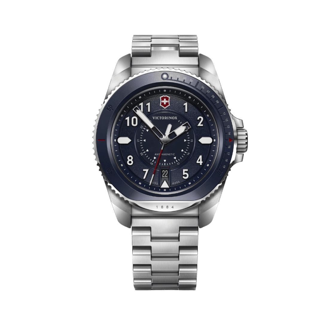Victorinox Journey 1884 Blue Dial 43 mm Men Quartz Watch- V241978