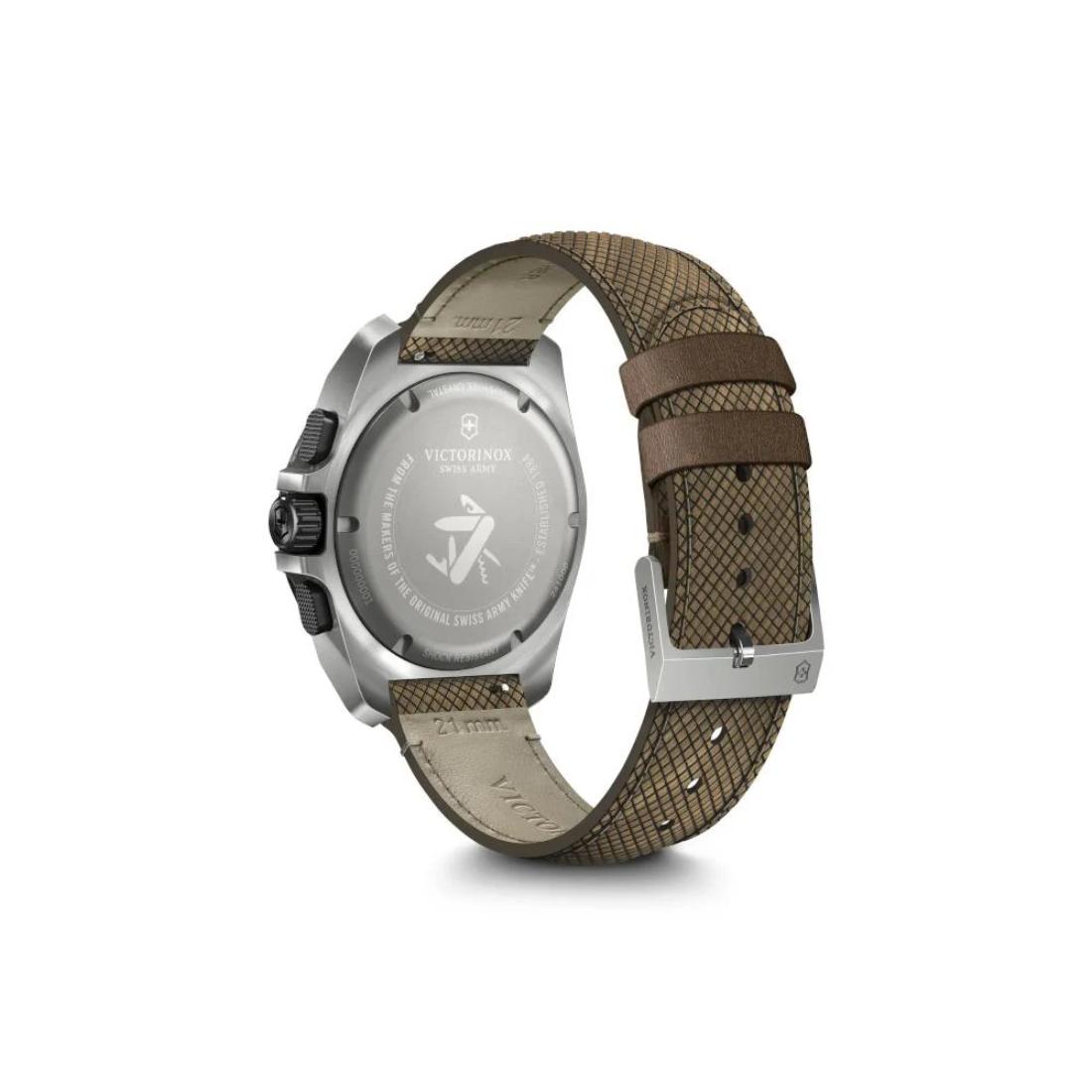 Victorinox I.N.O.X. Chrono Black Dial 43 mm Men Watch- 241988.1