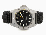 Victorinox Dive Pro Swiss Made Men's Analog Watch Black Dial 43 mm 300 M Water Resistant Black Paracord Strap Titanium Case Quartz Watch For Men | V241993.1