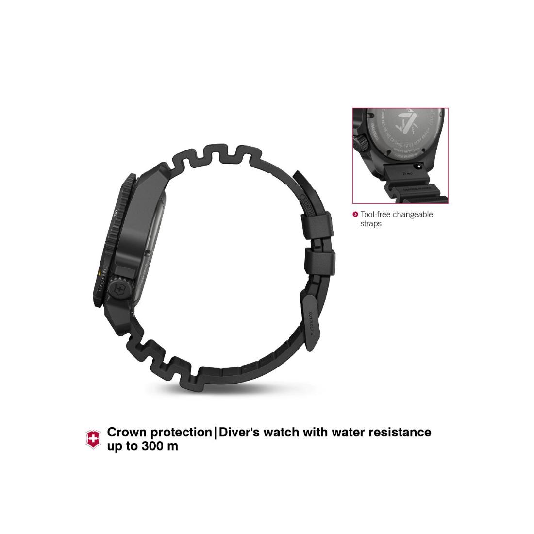 Victorinox Dive Pro Black Dial 43 mm Men Automatic Watch- V241997