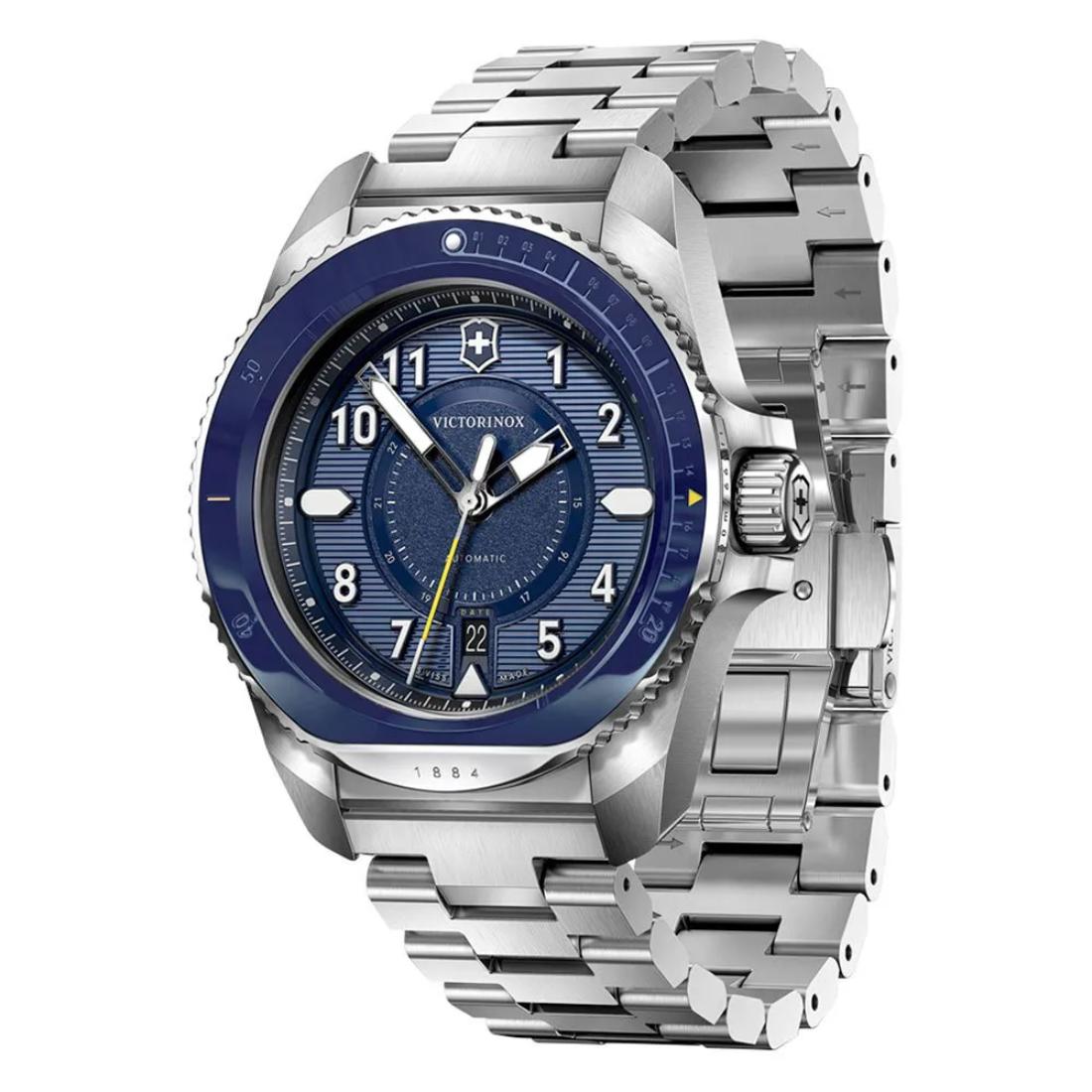 Victorinox Journey 1884 Blue Dial 43 mm Men Automatic Watch 242010