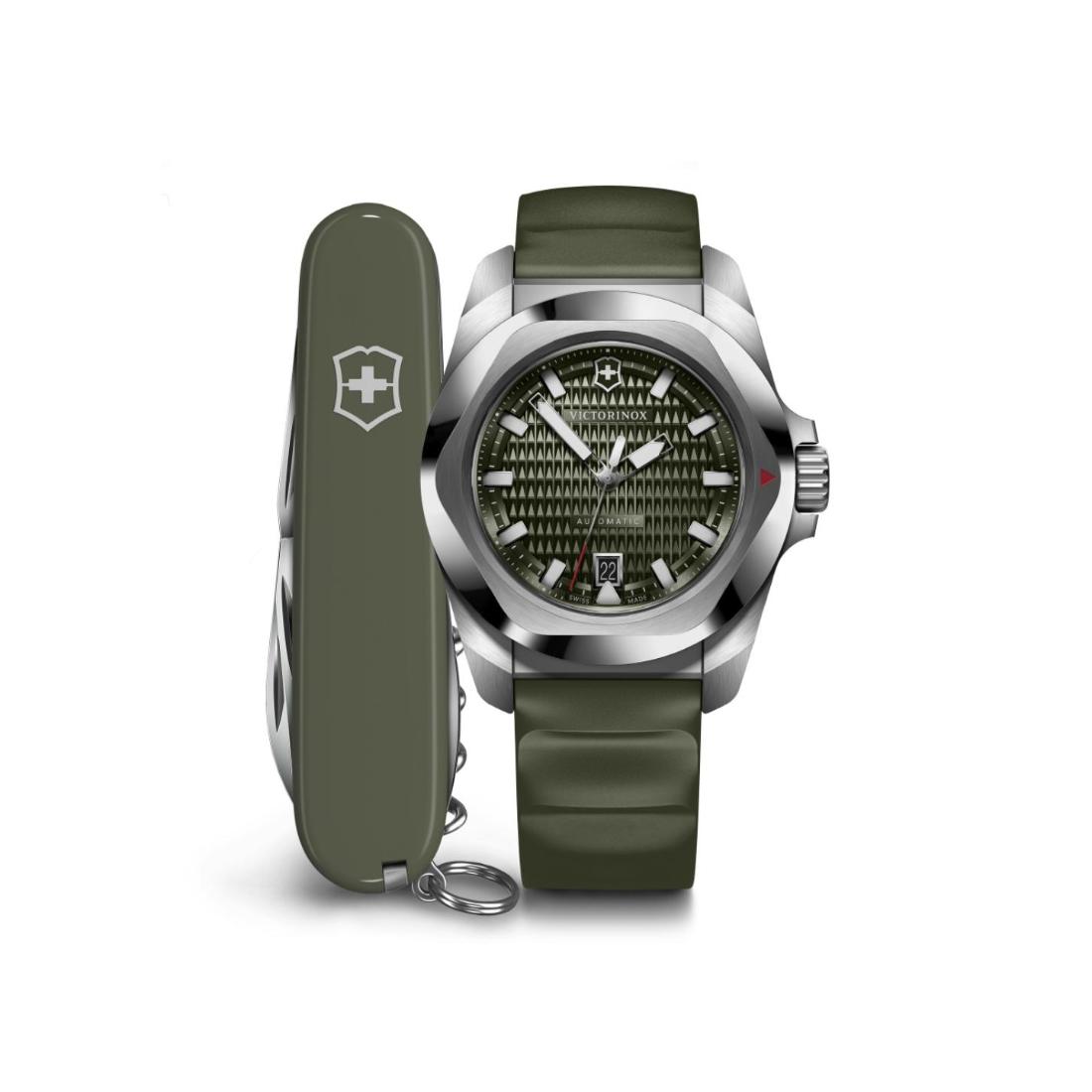 Victorinox I.N.O.X. Automatic Green Dial 41 mm Unisex Watch 242017.1