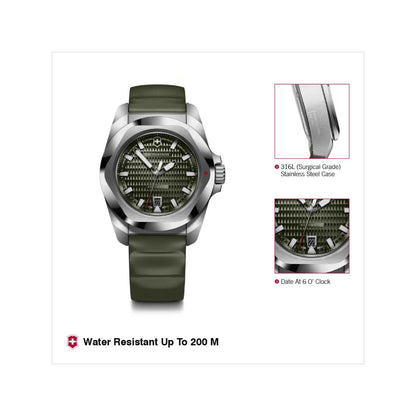 Victorinox I.N.O.X. Automatic Green Dial 41 mm Unisex Watch- V242017.1
