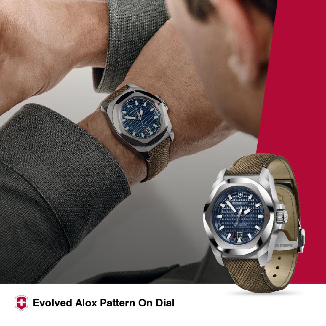 Victorinox I.N.O.X. Automatic Blue Dial 41 mm Unisex Watch 242018.1