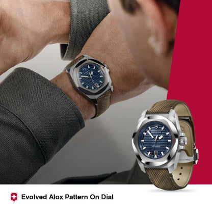 Victorinox I.N.O.X. Automatic Blue Dial 41 mm Unisex Watch- V242018.1