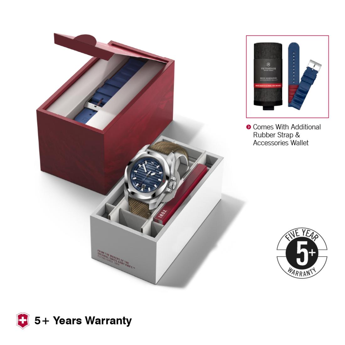 Victorinox I.N.O.X. Automatic Blue Dial 41 mm Unisex Watch 242018.1