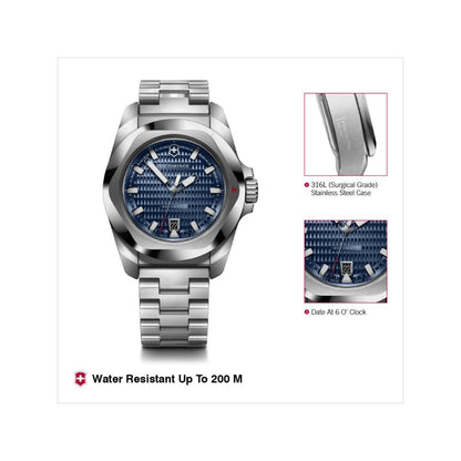 Victorinox I.N.O.X. Automatic Blue Dial 41 mm Unisex Watch- V242020