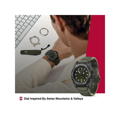 Victorinox I.N.O.X. Automatic Green Dial 41 mm Unisex Watch- V242021.1