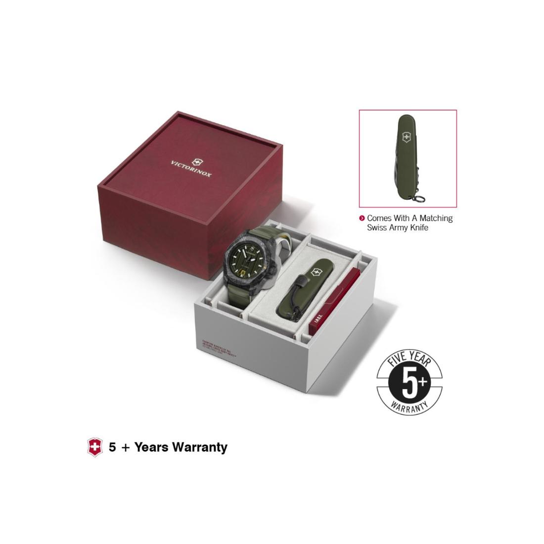 Victorinox I.N.O.X. Automatic Green Dial 41 mm Unisex Watch- V242021.1