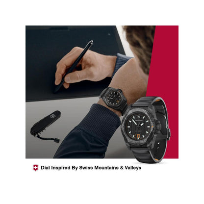 Victorinox I.N.O.X. Automatic Black Dial 41 mm Unisex Watch- V242023.1