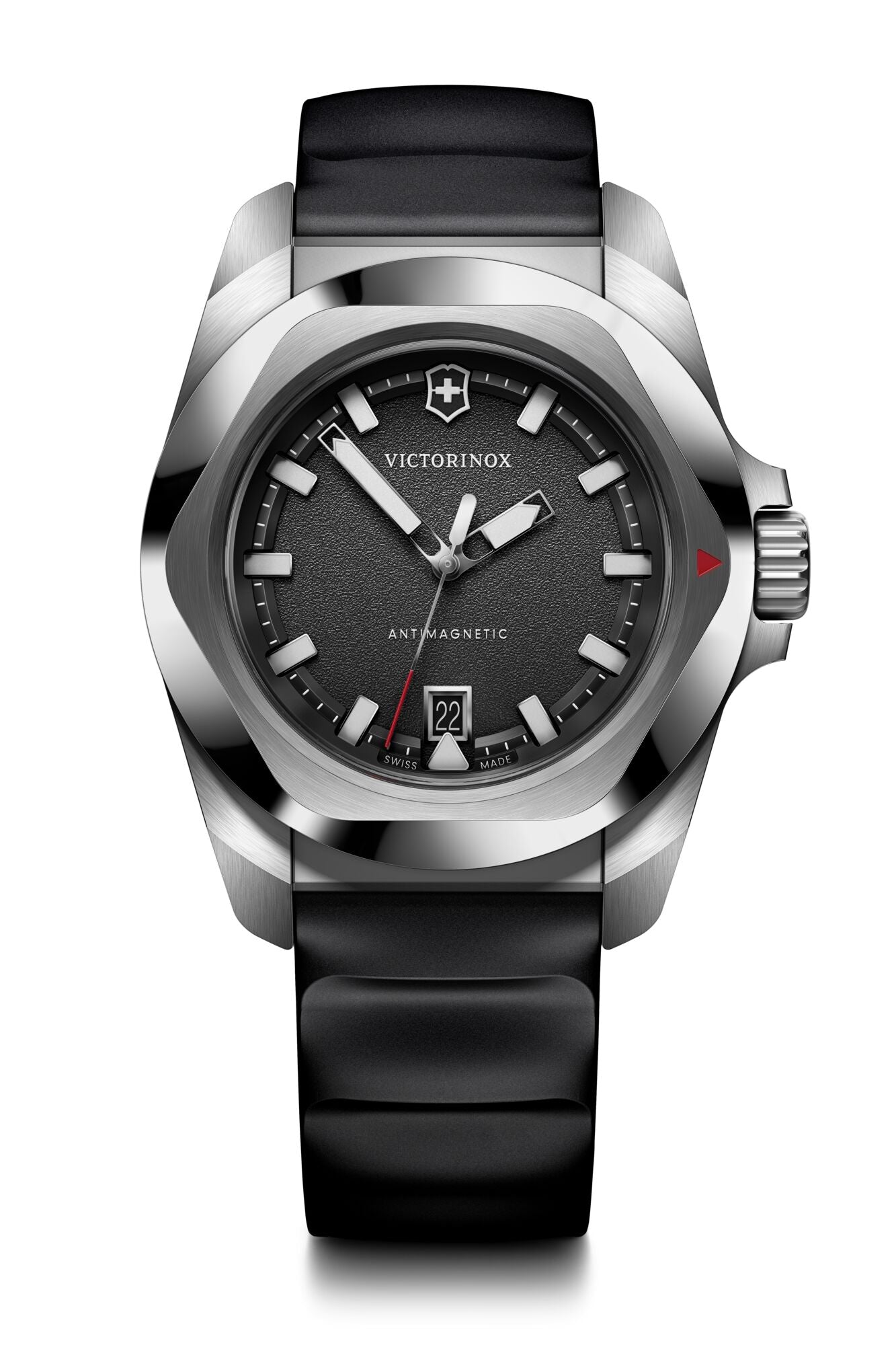 Victorinox I.N.O.X. 41 mm Black Dial Men Analog Watch- 242028