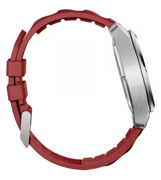 Victorinox Men 41 mm Quartz Analog Black Dial Silicone Strap Watch V242029