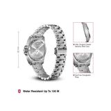 Victorinox I.N.O.X. Small Quartz Black Dial 32 mm Women Watch- 242036