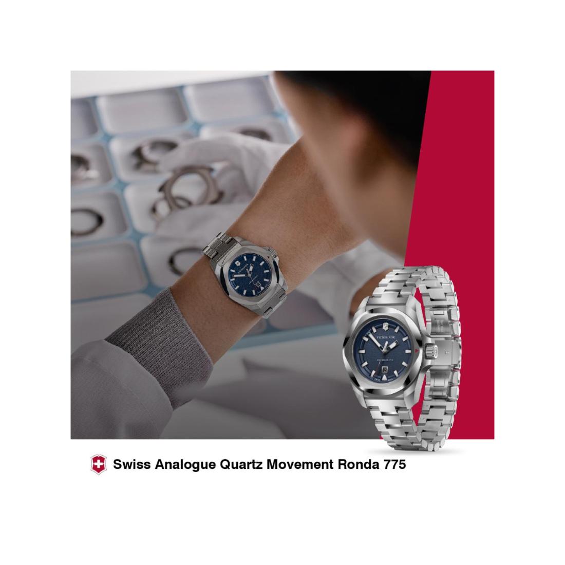 Victorinox I.N.O.X. Small Quartz Blue Dial 32 mm Women Watch- 242038