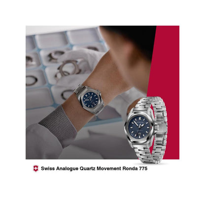 Victorinox I.N.O.X. Small Quartz Blue Dial 32 mm Women Watch- 242038