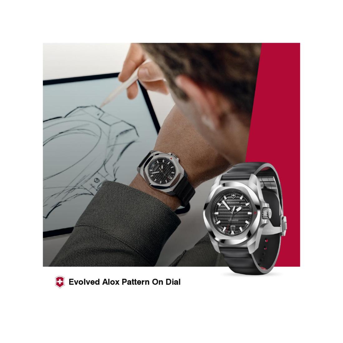 Victorinox I.N.O.X. Automatic Black Dial 41 mm Unisex Watch 242039