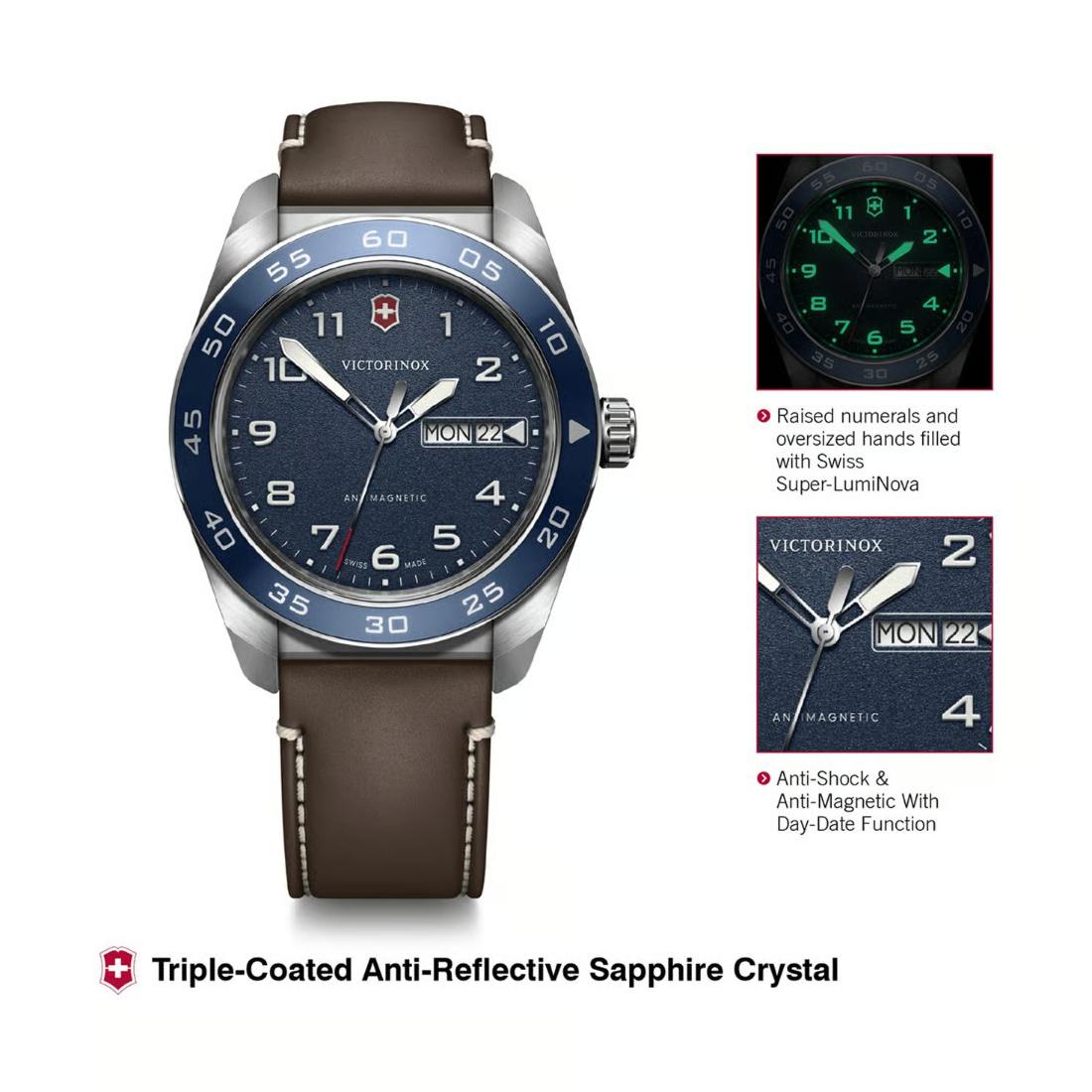 Victorinox Swiss Army Men Watch 42 mm Blue Dial Quartz-242040