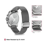 Victorinox Swiss Army Men Chronograph Watch 42 mm Black Dial 242048