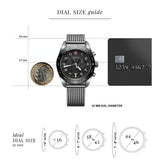 Victorinox Swiss Army Men Chronograph Watch 42 mm Black Dial 242048